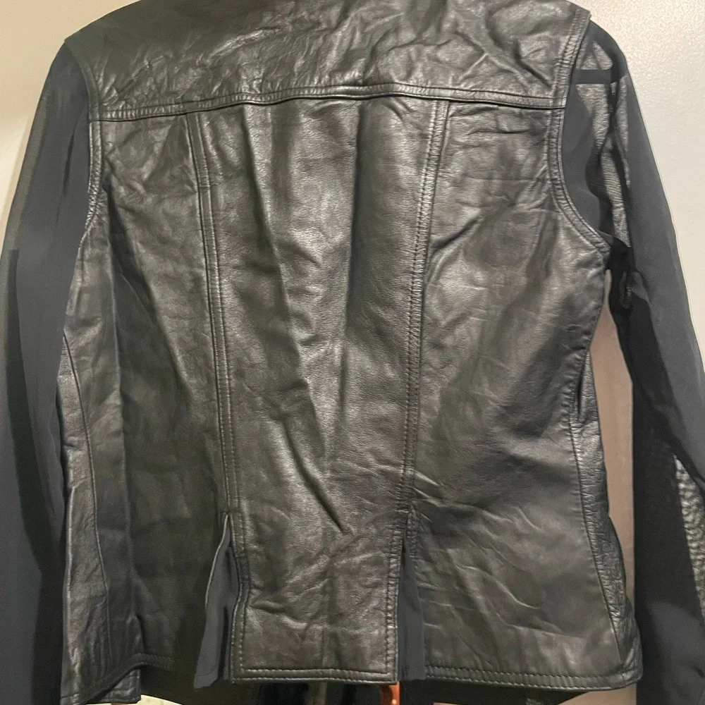 Vintage CHIA Leather Jacket /top - Picture 2 of 4